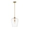 Z-Lite Joliet 1 Light Pendant, Olde Brass & Clear 473P12-OBR - alternate 4